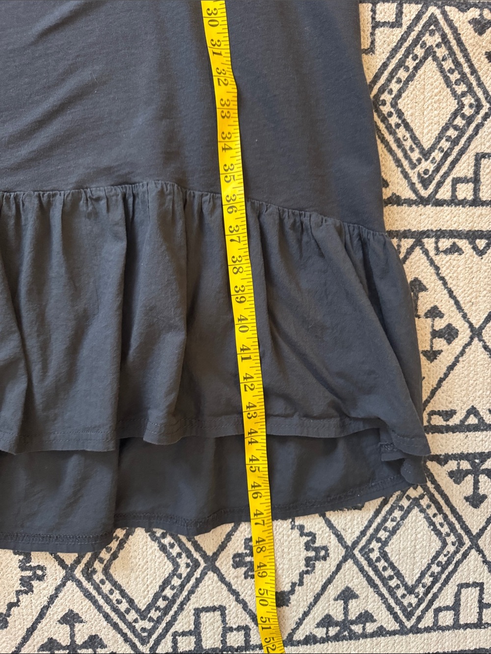 Zara Black Long-Sleeve Ruffle-Hem Dress - Picture 10 of 10